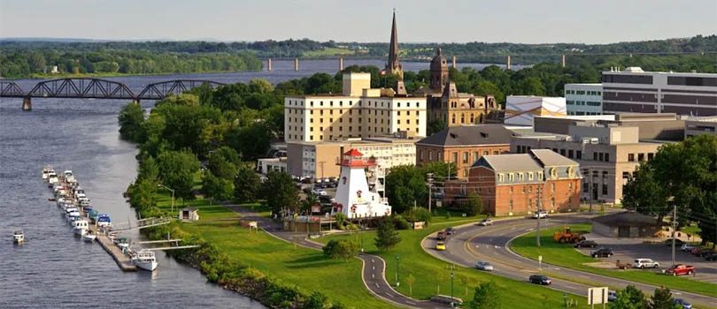 Fredericton New Brunswick Cityscape