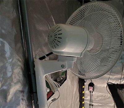 Hydroponics 120cm Grow Tent LED 225 10A Timer 150mm Clip Fan Yoyo Hanger Combo 