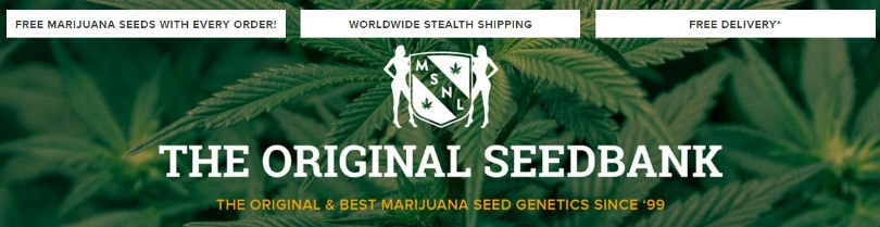 Marijuana-Seeds.NL (MSNL) Banner