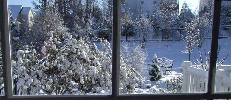 Winter Outside of Window